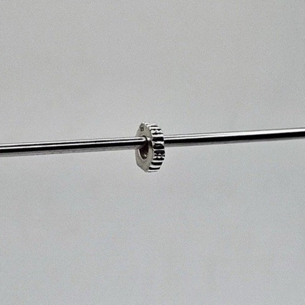 Authentic Pandora Sterling Silver Tic Toc Hexagon Spacer Charm ALE 925 #790262